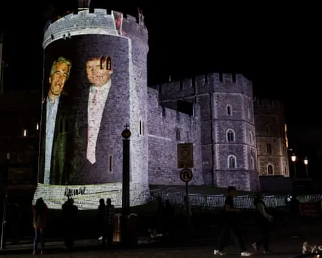 Four Individuals Apprehended After Projections of Donald Trump and Epstein Displayed on Royal Windsor Castle